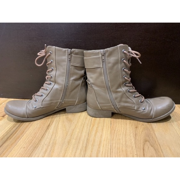 Guess Moto Boots in Taupe - Picture 2 of 5